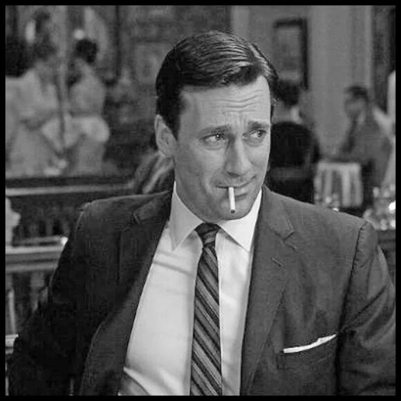 Vintage Monogram Necktie Initial B - RED Tie, 50s Skinny Thin Narrow Slim - Picture 6 of 10